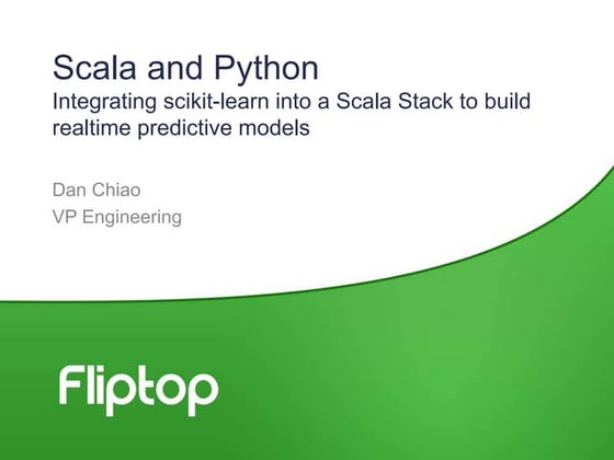 How to integrate python into a scala stack