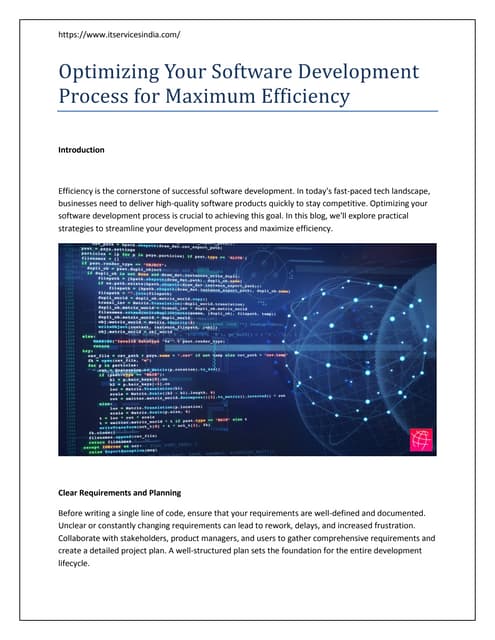 How to Optimize Your Software Development Process for Maximum Efficiency.pdf