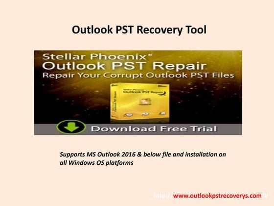 How to recover corrupt pst files