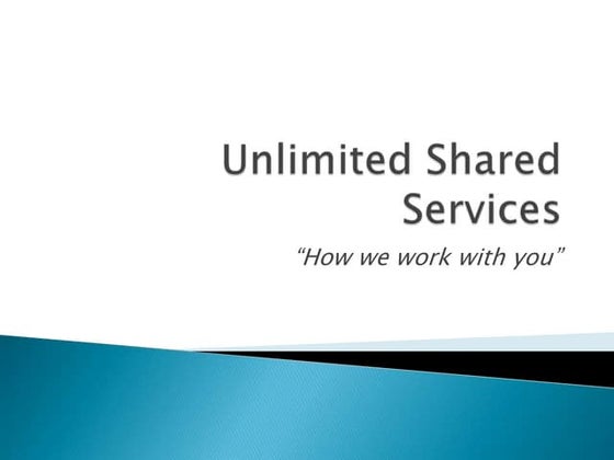 How we work with you   2012
