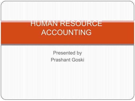 Human Resource Acconting