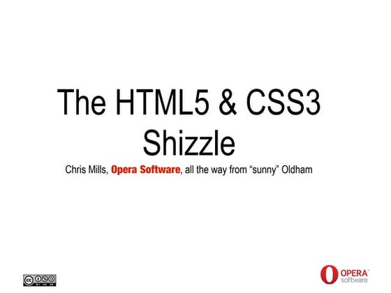 HTML5 and CSS3 Shizzle