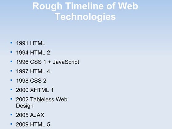 Html5 basics