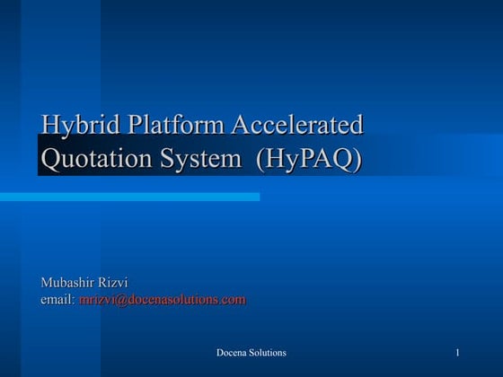 Telecom Sales Quotation Tool