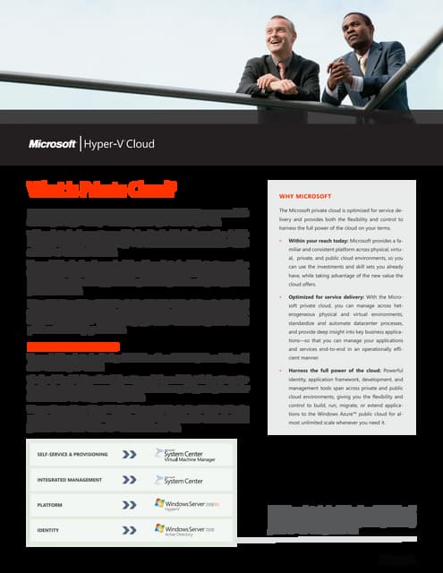 Hyper v private-cloud-datasheet-final
