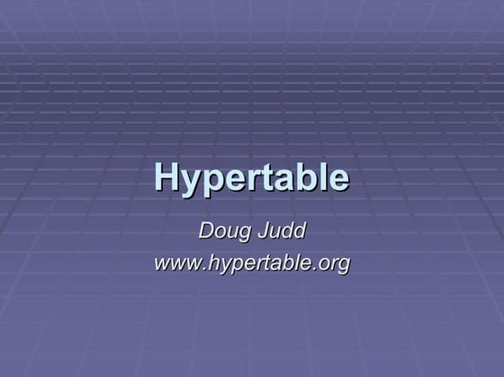 Hypertable
