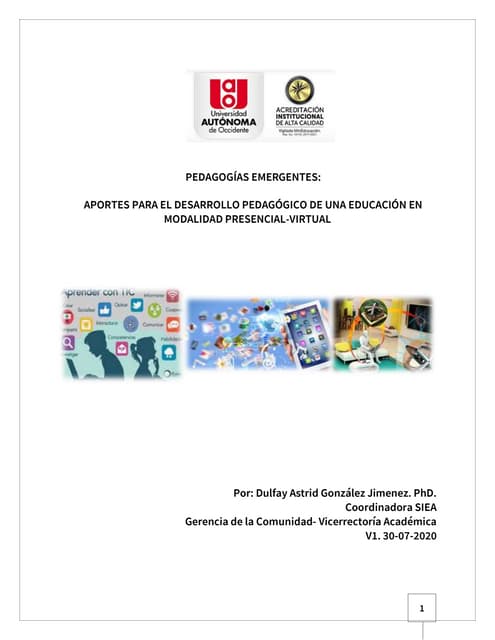 Pedagogías Emergentes