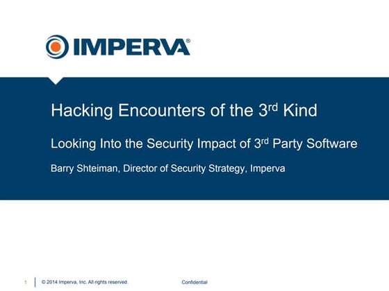 Hacking Encounters of the 3rd Kind