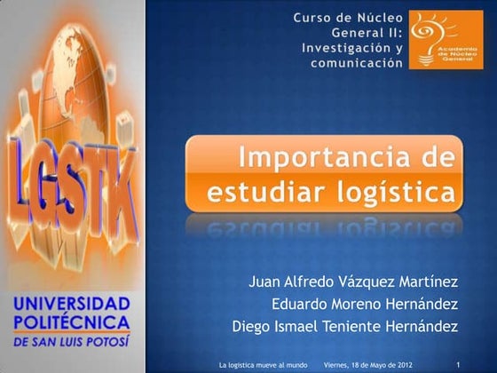 Importancia de estudiar logística