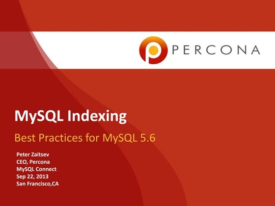 MySQL Indexing - Best practices for MySQL 5.6