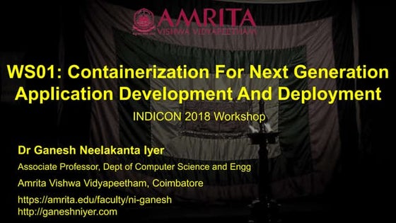 Containerization Principles Overview for app development and deployment