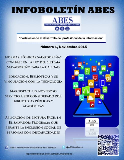 Infoboletin ABES número 1, noviembre 2015