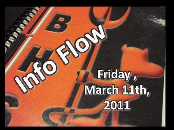 Info Flow March 11th