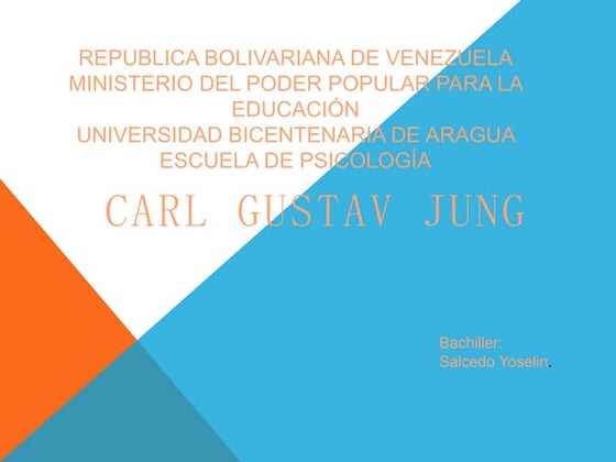 Carl Jung ,Biografia y aportes a la psicologia.
