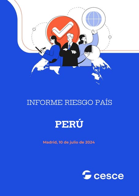 Informe de Riesgo País sobre Perú, de Cesce