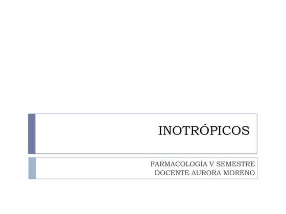 Inotropicos