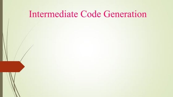 INTERMEDIATE CODE GENERTION-CD UNIT-3.pdf