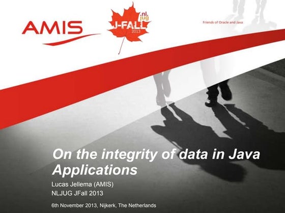 On the integrity of data in Java Applications