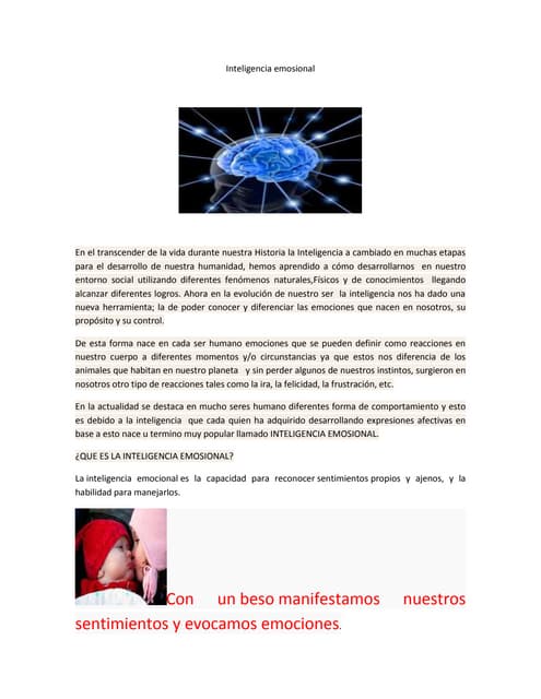 Inteligencia emosional