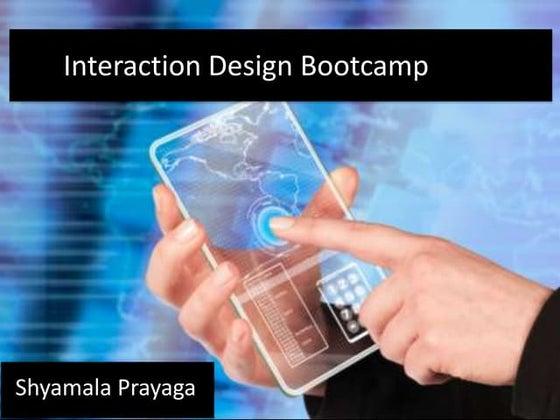 Interaction design workshop