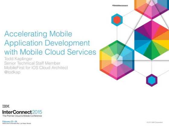 Interconnect Mobile Application Development on Bluemix!!