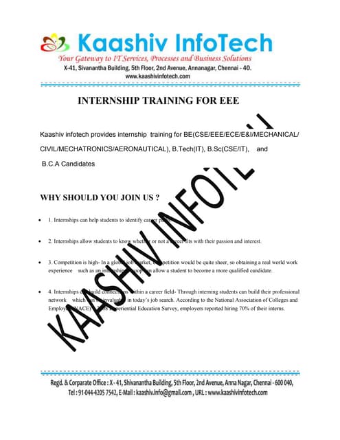 Internship in-chennai-for-eee-in-embedded system