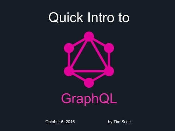 Into to GraphQL