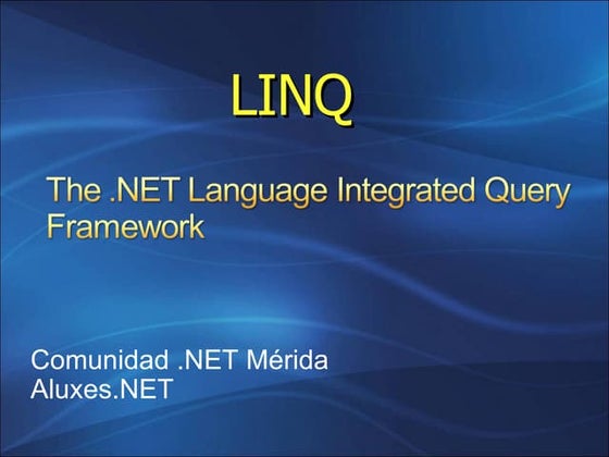 Introduccion a LINQ