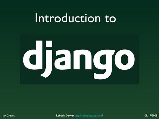 Introduction To Django