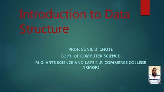 Introduction to data structure