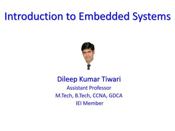 Introduction to embedded systems