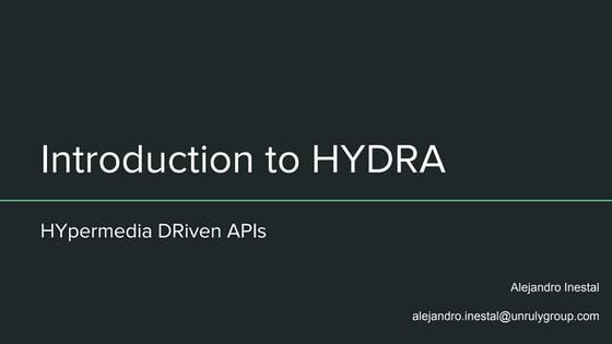 Introduction to Hydra