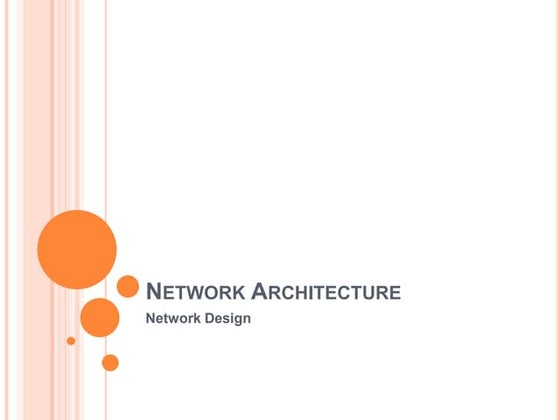 Introduction To Network Design