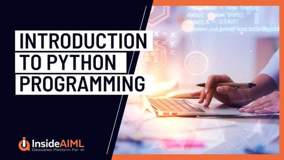 Introduction to Python Programming | InsideAIML