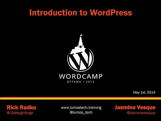 Introduction to WordPress