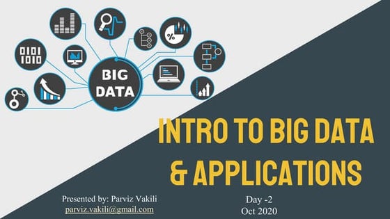 Intro to big data and applications - day 2