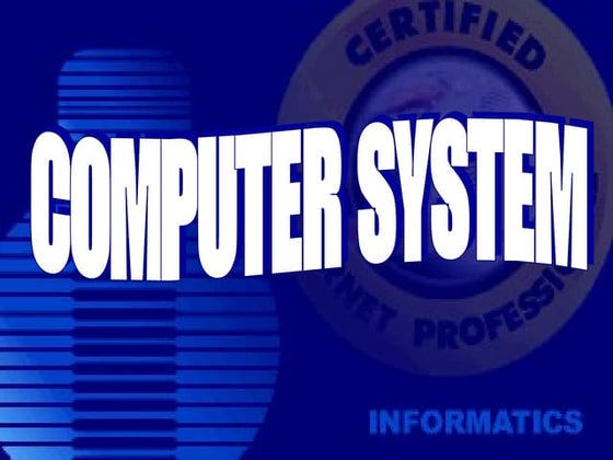 Intro to computer system