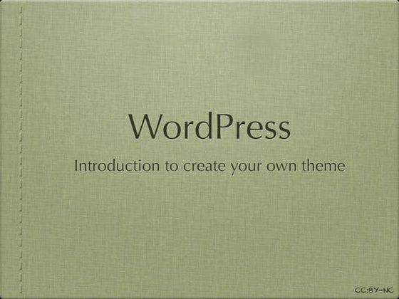 Introduction to WordPress Theme Development