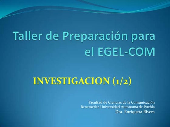 Investigacion egelcom riveraEnriqueta