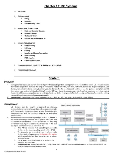 Io systems final