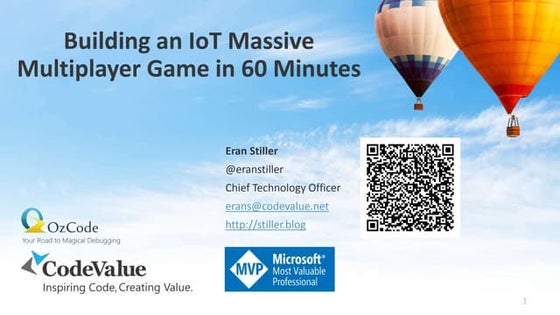 Building an IoT Massive Multiplayer Game in 60 Minutes - TechBash 2017