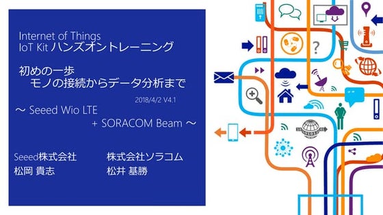 IoT Kit ハンズオントレーニング ～ Seeed Wio LTE + SORACOM Beam ～ V4.1