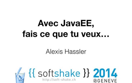 softshake 2014 - Java EE