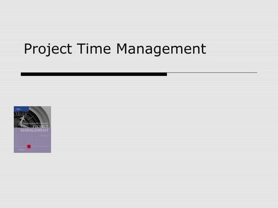 Project Time Management