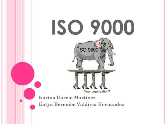 Generalidades Iso 9000