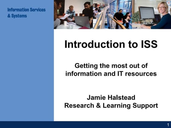 Iss induction 2010    generic presentation