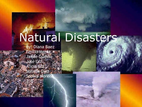 disasters