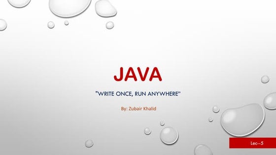 Java -lec-5