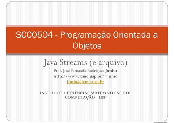 Java streams