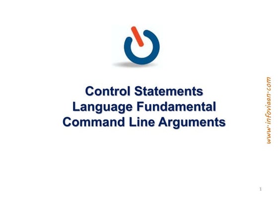 Java Language fundamental
